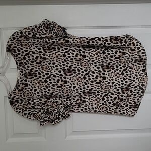 Leopard Print Top Size XS
